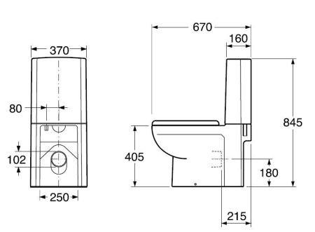 Унитаз-компакт Gustavsberg Artic 4310 GB114310301737/GB114310301231 горизонтальный выпуск, микролифт