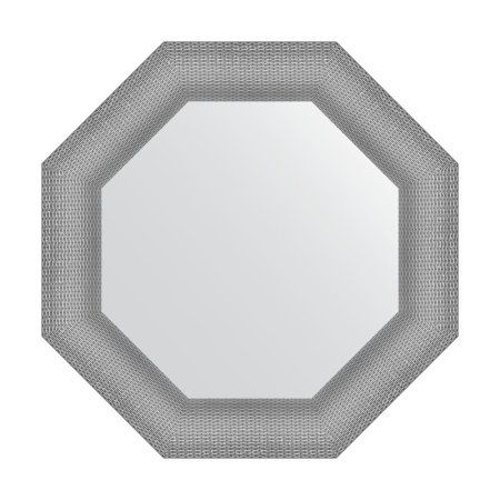 Зеркало Evoform Octagon BY 7404 61x61 серебряная кольчуга
