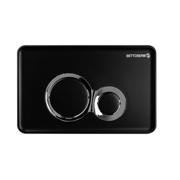 Инсталляция BETTOSERB Sava Free Standing+клавиша смыва DUO черный матовый/хром глянец (SFS40006461)