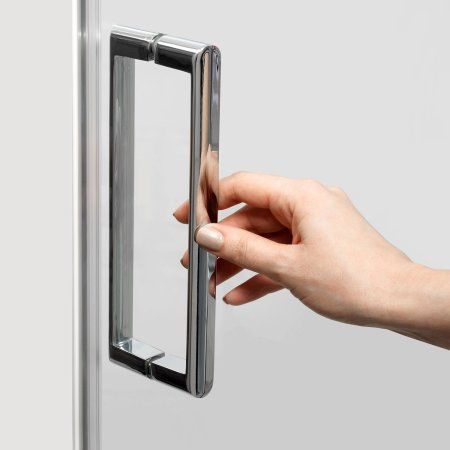 Душевая дверь WasserKRAFT Berkel 48P12 профиль хром, стекло прозрачное