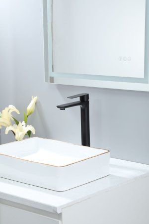 Смеситель для раковины Frap F10806-26 высокий, черный