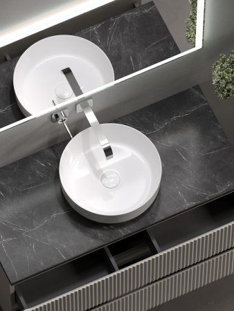 Столешница для ванной комнаты SANCOS  1000х460 ,  TT100A1