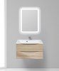 Тумба с раковиной BelBagno Marino MARINO-800-2C-SO-WO-P 80 rovere bianco