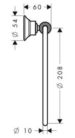 Полотенцедержатель Axor Montreux 42021000