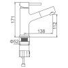 Смеситель Ledeme L1055B-25 черный