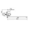 Смеситель Ledeme L2372 хром