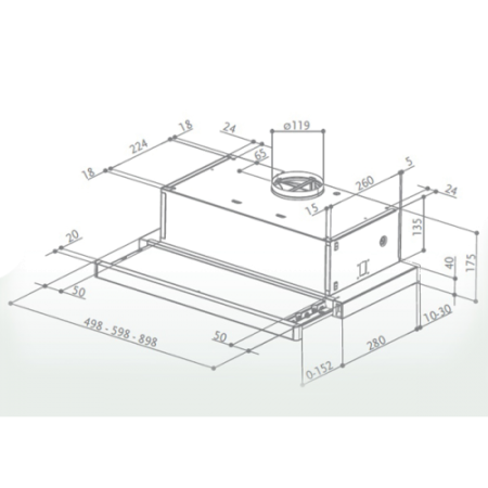 Вытяжка Faber FLOX GLASS BK A50