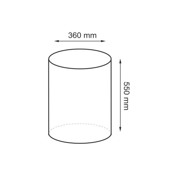 Корзина для белья WasserKRAFT Mosel WB-460-S черный