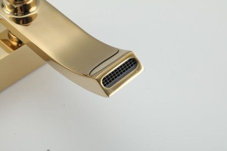 Смеситель для ванны Gappo G3207-3, однорычажный, золото
