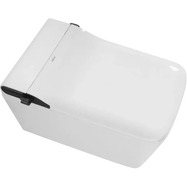 Электронный унитаз-биде подвесной Abber Rechteck AC1215S импульсный, с сиденьем микролифт, белый