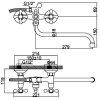 Смеситель Ledeme L2208 хром