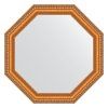 Зеркало Evoform Octagon BY 3977 56x56 золотые бусы на бронзе