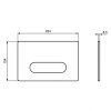Кнопка смыва Ideal Standard Prosys Oleas R0126AC белый