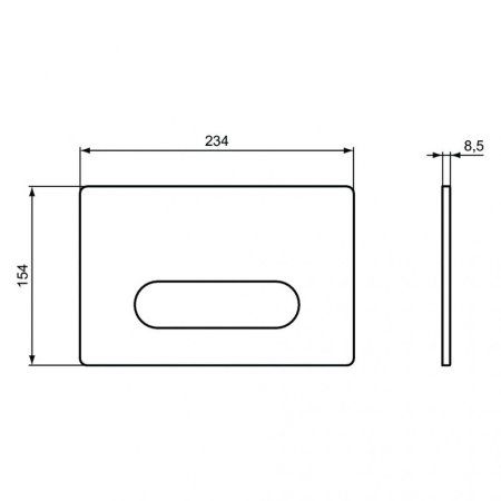 Кнопка смыва Ideal Standard Prosys Oleas R0126AC белый