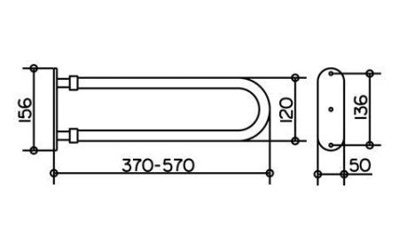Полотенцедержатель Keuco Universal 04919010000 регулируемый