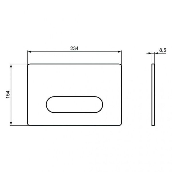 Кнопка смыва Ideal Standard Prosys Oleas R0126AC белый