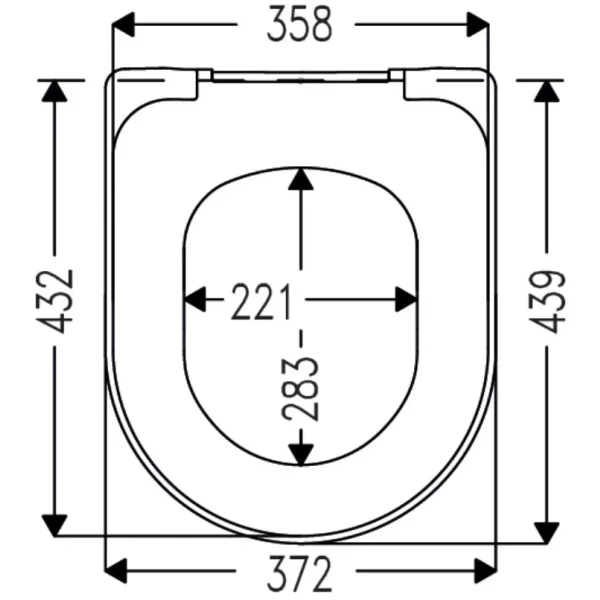 Сиденье для унитаза Villeroy & Boch Antao 8M67S1R7 с микролифтом, черный матовый