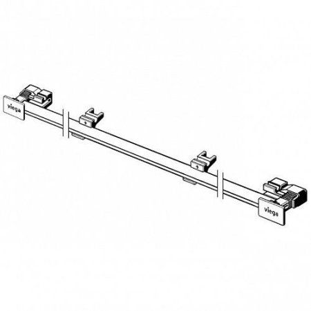 Дизайн-вставка Viega Advantix Vario 736583 SR3 L300–1200 для душевого лотка, черный