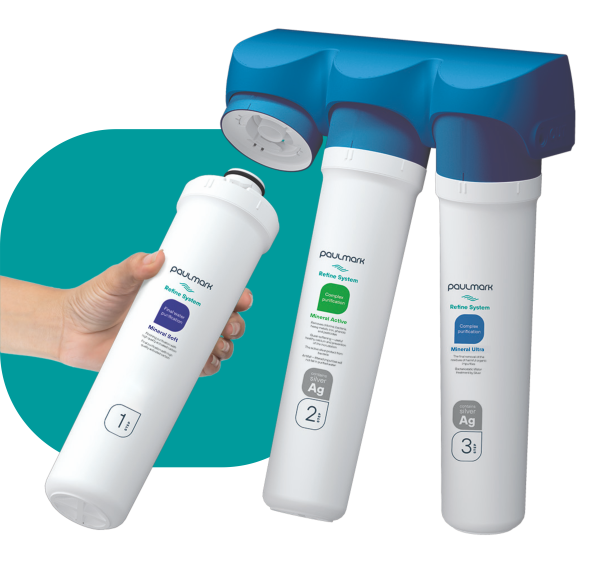 Система фильтрации воды 3-х ступенчатая Refine System, PM-110003, Paulmark