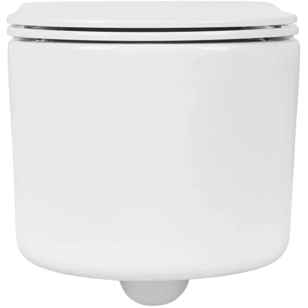 Унитаз подвесной Aquatek Мия AQ2004T-00 безободковый, торнадо, с сиденьем микролифт, белый