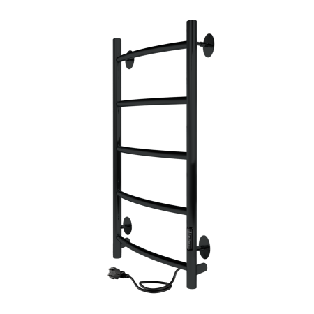 Полотенцесушитель Электрический Лесенка INDIGO LCALE70-30BRRt, Черный муар