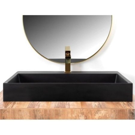 Умывальник Rea Goya Black U8802 черный