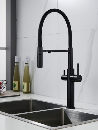 Смеситель для кухни Shevanik S478H, Черный