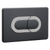 Кнопка смыва Oli Salina 640099 черный soft-touch/хром матовый