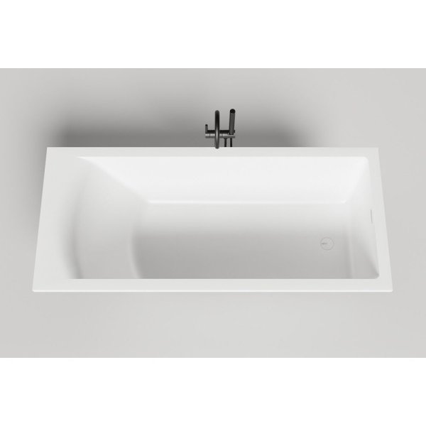 Ванна Salini Cascata Kit 104523M 180х80 материал S-Stone, белый матовый
