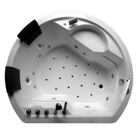 Акриловая ванна Gemy G9053 O с гидромассажем