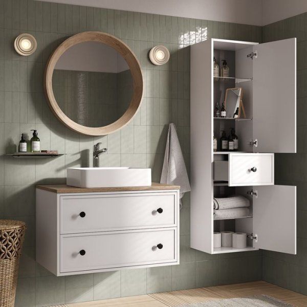 Пенал подвесной, 40 см, белый матовый, Torr, IDDIS (TOZLR4KN0WTC0iWM97ED)