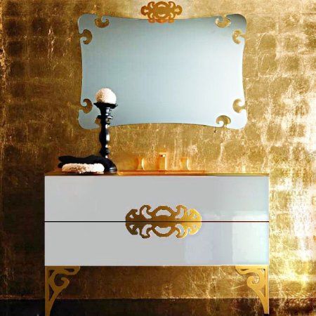 Раковина Eurolegno Glamour CRG502V1R1206 fog.oro 120 золото