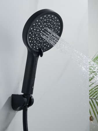 Смеситель для ванны Shevanik S4722H, Черный