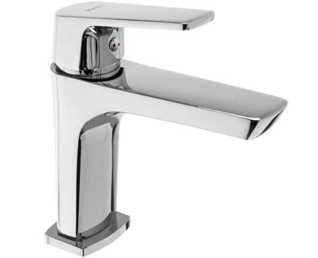 Смеситель для раковины (умывальника) REA RUSEL CHROME хром низкий, REA-B2031