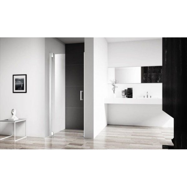Душевая дверь в нишу BelBagno MARMI-B-1-80-C-Cr хром