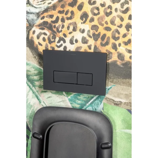 Кнопка смыва Boheme 669-B для инсталляции, черный матовый