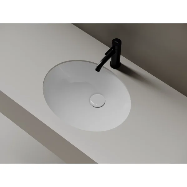 Раковина Ceramicanova Era CN15005 46,5x38 см, встраиваемая снизу, белый