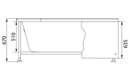 Панель фронтальная Aquanet Santiago 00169177 160 белая