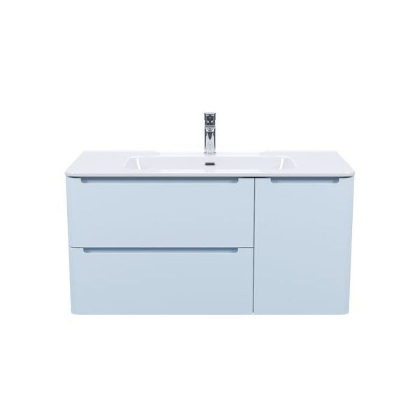 Тумба с умывальником, подвесная, 100 см,голубой, Edifice, IDDIS подходит умыв. 0101000i28 (EDZYI1XO0BPU0iPD95TIK)