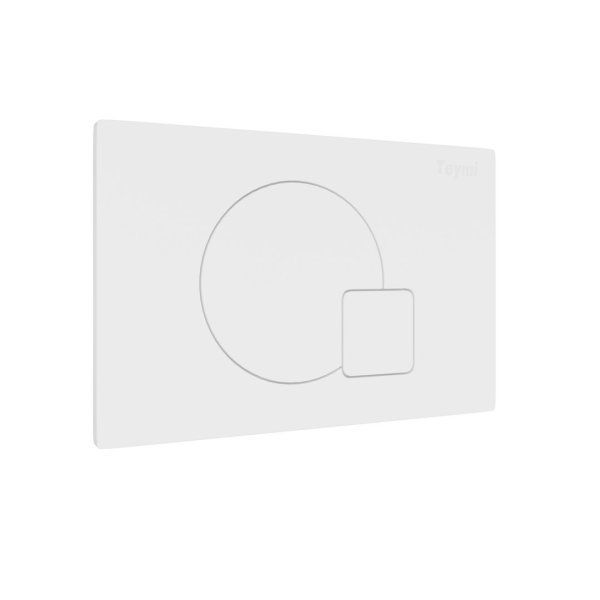 Клавиша смыва Teymi Ellie, двойной смыв, белый матовый T70024WM