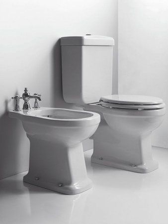 Унитаз-компакт Simas Londra LO931bi горизонтальный выпуск, белый/хром