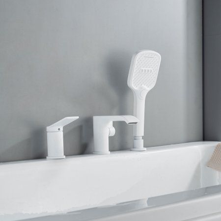 Смеситель для ванны Shevanik S4FS11UT2CMJ, Белый