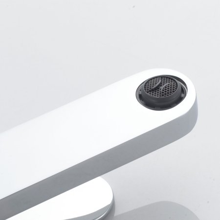 Смеситель для ванны однорычажный с гайкой Shevanik S4501, Хром