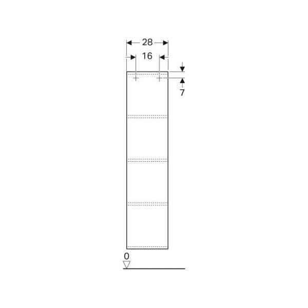 Шкаф-пенал Geberit iCon 840028000 белый