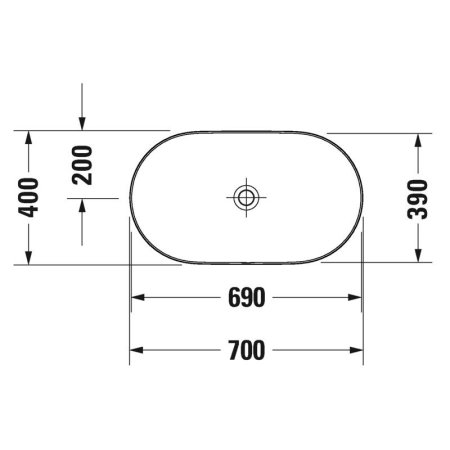 Раковина Duravit Luv 0379700000 70х40 белый