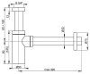 Сифон для раковины AlcaPlast A400 хром