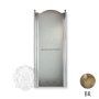Душевая дверь Migliore Diadema 27436 80xH203 см, DX стекло матовое/декор, бронза