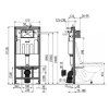 Система инсталляции для унитазов AlcaPlast Sadromodul AM101\1120KM