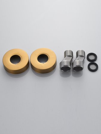 Смеситель для ванны Shevanik S4552G, Золотой сатин