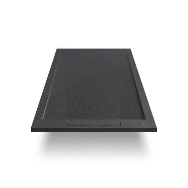 Поддон для душа из искусственного камня Vincea VST-4SRL8012A 120x80x2.5 антрацит